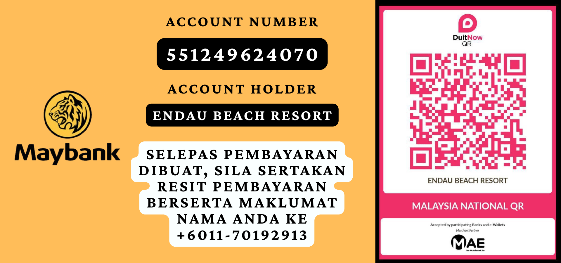 Payment & Booking Method 