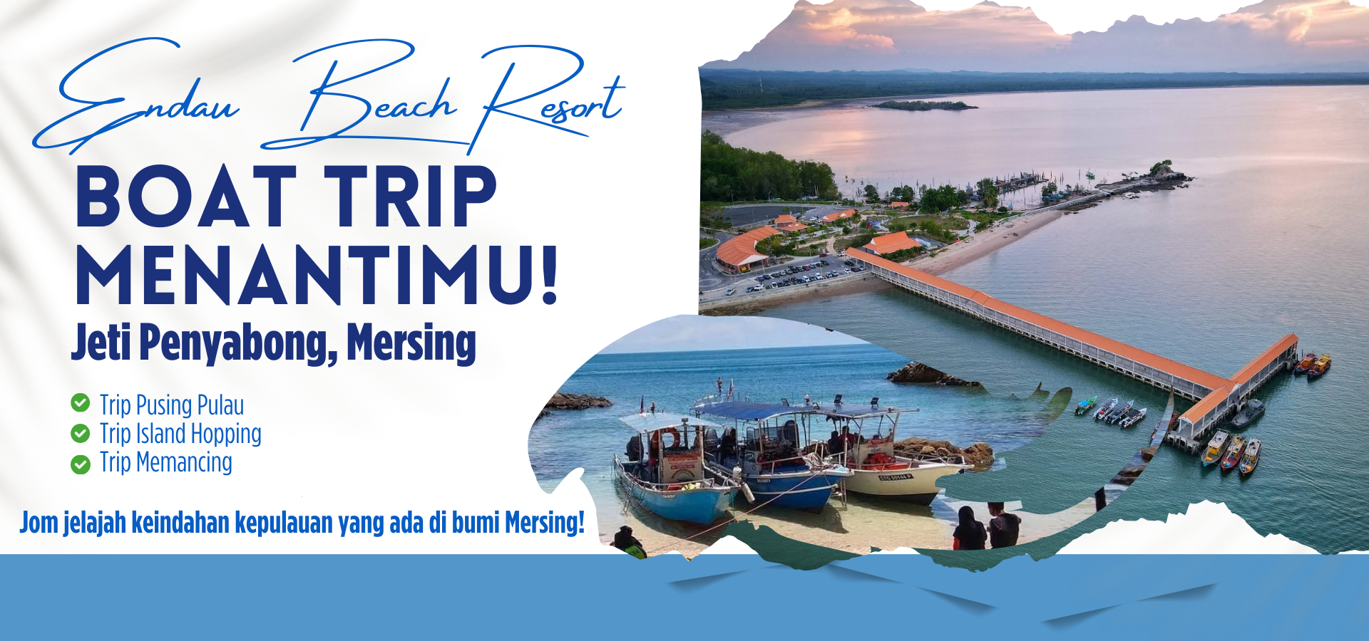 Boat Trip from Penyabong Jetty